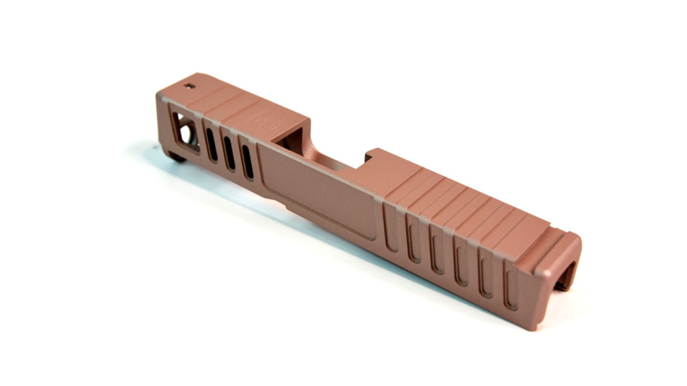 Gun Cuts Juggernaut Slide for Glock 26, No Optic Cut, Rose Gold, GC-G26-JUG-RGO-NO