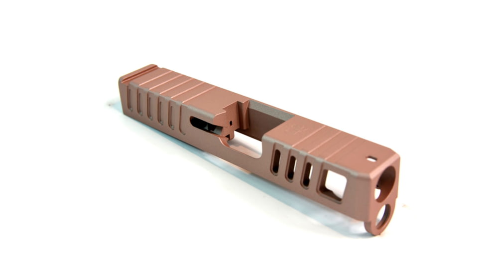 Gun Cuts Juggernaut Slide for Glock 26, No Optic Cut, Rose Gold, GC-G26-JUG-RGO-NO