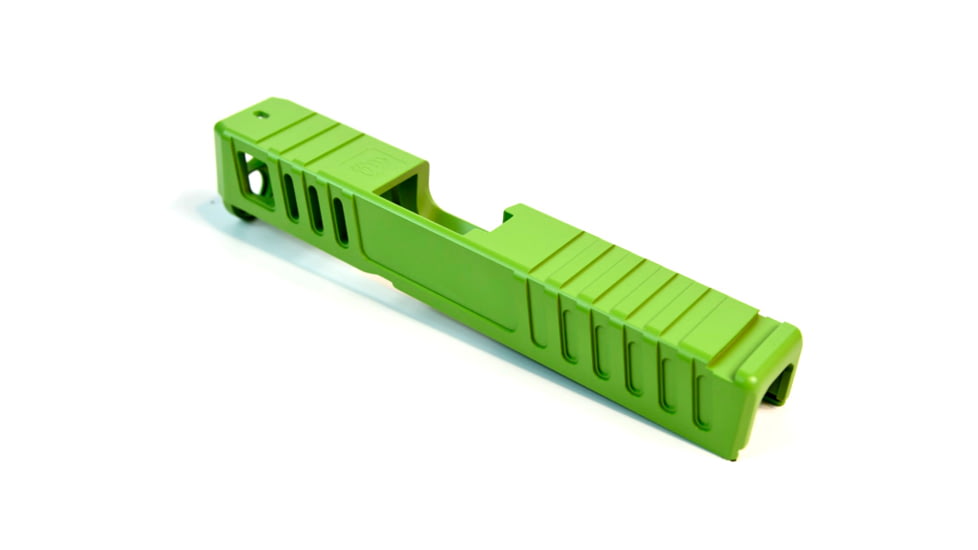 Gun Cuts Juggernaut Slide for Glock 26, No Optic Cut, Zombie Green, GC-G26-JUG-ZGR-NO