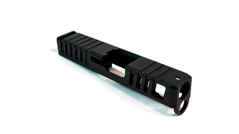 Gun Cuts Juggernaut Slide for Glock 26, Optic Cut, Graphite Black, GC-G26-JUG-GBL-RMR