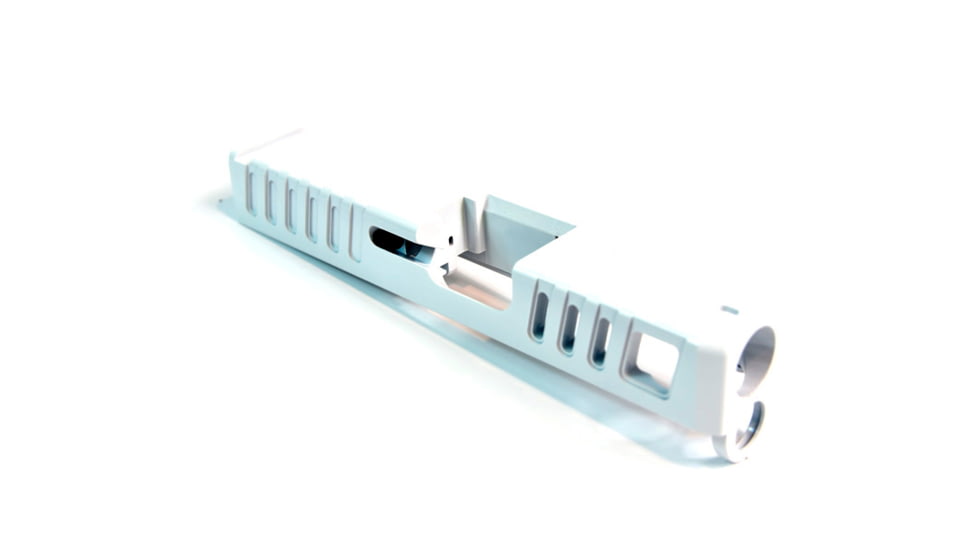 Gun Cuts Juggernaut Slide for Glock 26, Optic Cut, Stormtooper White, GC-G26-JUG-SWH-RMR