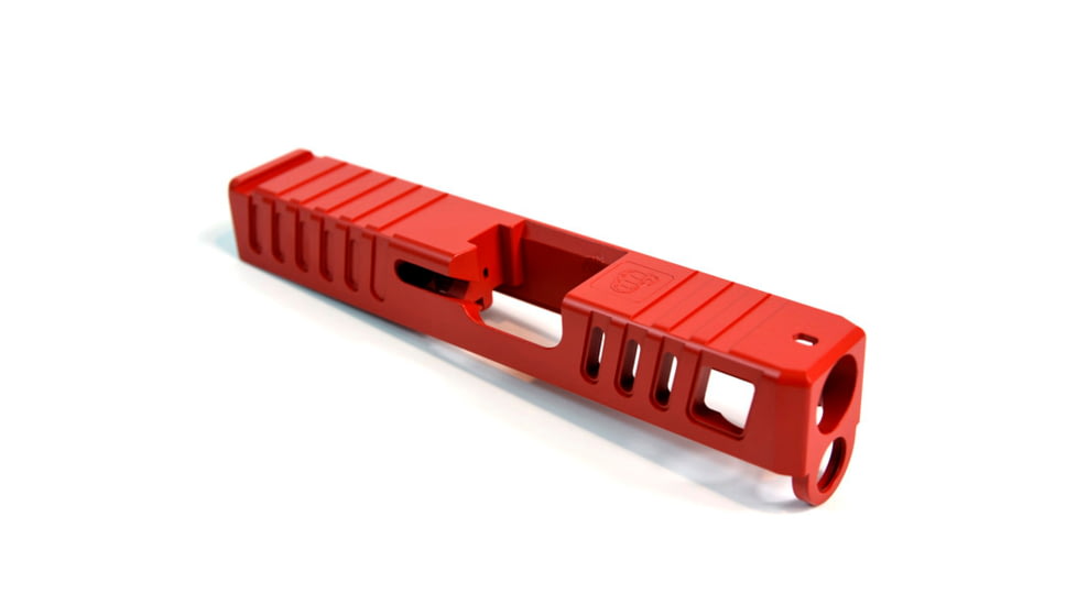 Gun Cuts Juggernaut Slide for Glock 26, Optic Cut, USMC Red, GC-G26-JUG-URE-RMR