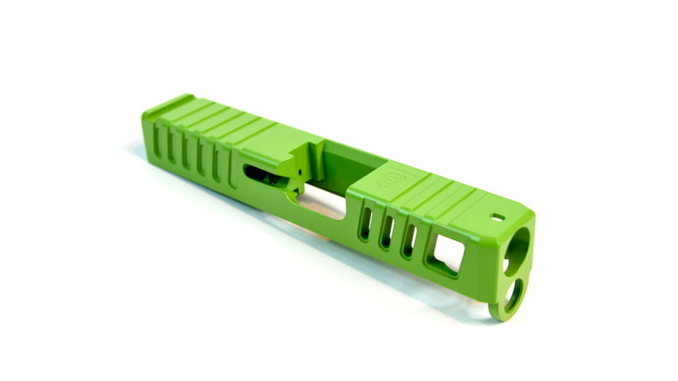 Gun Cuts Juggernaut Slide for Glock 26, Optic Cut, Zombie Green, GC-G26-JUG-ZGR-RMR