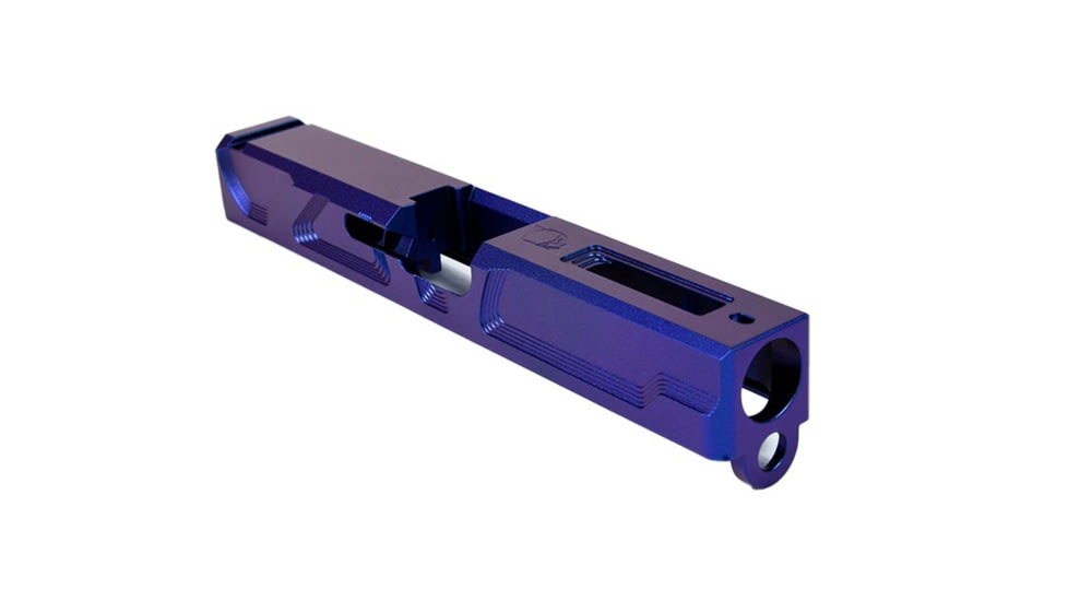 Gun Cuts Roswell Slide for Glock 19, Optic Cut, Arctic Laser Blue, GC-G19-ROS-ALS-RMR