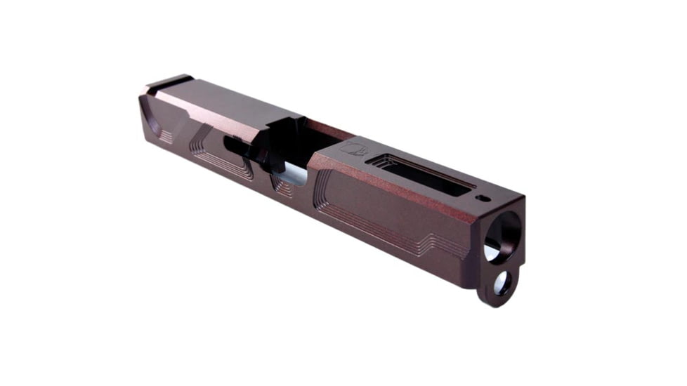 Gun Cuts Roswell Slide for Glock 19, Optic Cut, Black Cherry Bomb, GC-G19-ROS-BCB-RMR