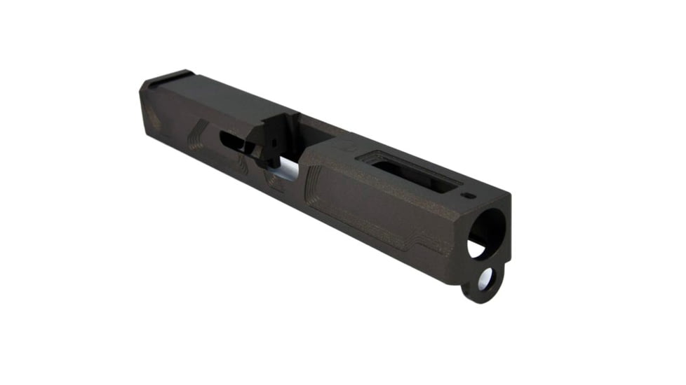 Gun Cuts Roswell Slide for Glock 19, Optic Cut, Midnight Bronze, GC-G19-ROS-MBR-RMR