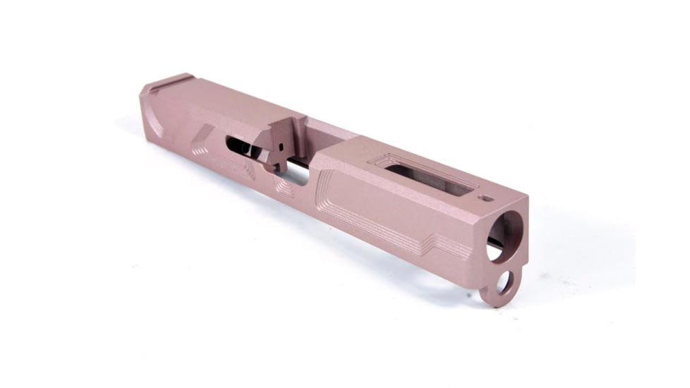 Gun Cuts Roswell Slide for Glock 19, Optic Cut, Rose Gold, GC-G19-ROS-RGO-RMR