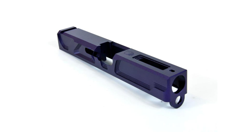 Gun Cuts Roswell Slide for Glock 19, Optic Cut, Royal Purple, GC-G19-ROS-RPR-RMR