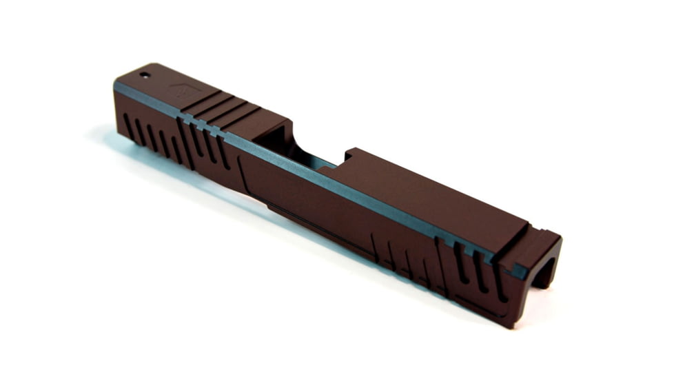 Gun Cuts Shift Slide for Glock 19, No Optic Cut, Black Cherry Bomb, GC-G19-SHF-BCB-NO