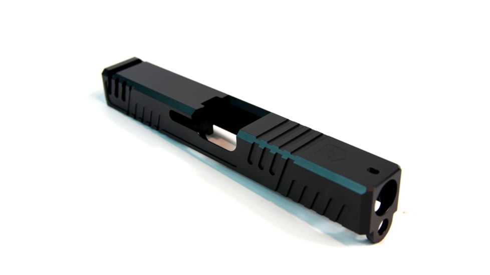 Gun Cuts Shift Slide for Glock 19, No Optic Cut, Graphite Black, GC-G19-SHF-GBL-NO