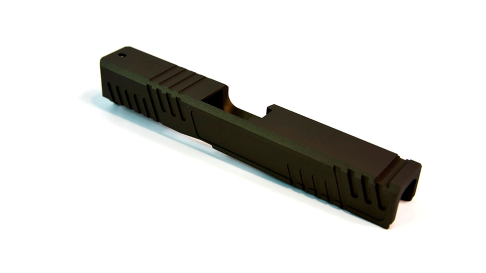 Gun Cuts Shift Slide for Glock 19, No Optic Cut, Midnight Bronze, GC-G19-SHF-MBR-NO