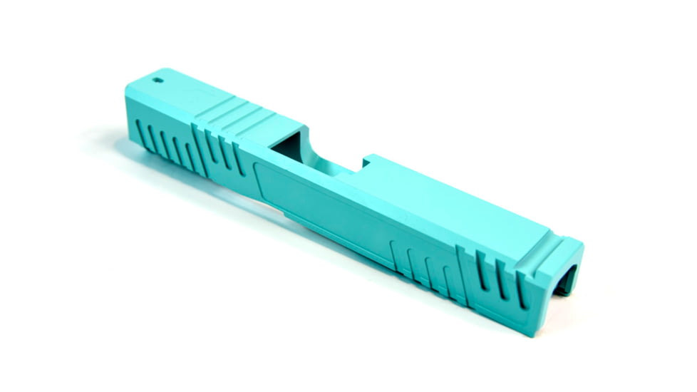 Gun Cuts Shift Slide for Glock 19, No Optic Cut, Robbins Egg Blue, GC-G19-SHF-REB-NO