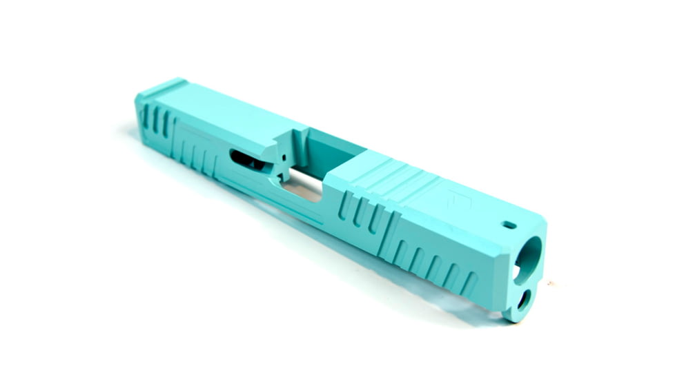 Gun Cuts Shift Slide for Glock 19, No Optic Cut, Robbins Egg Blue, GC-G19-SHF-REB-NO