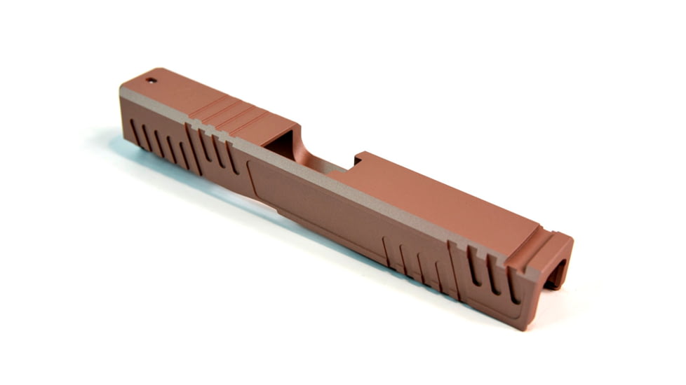 Gun Cuts Shift Slide for Glock 19, No Optic Cut, Rose Gold, GC-G19-SHF-RGO-NO