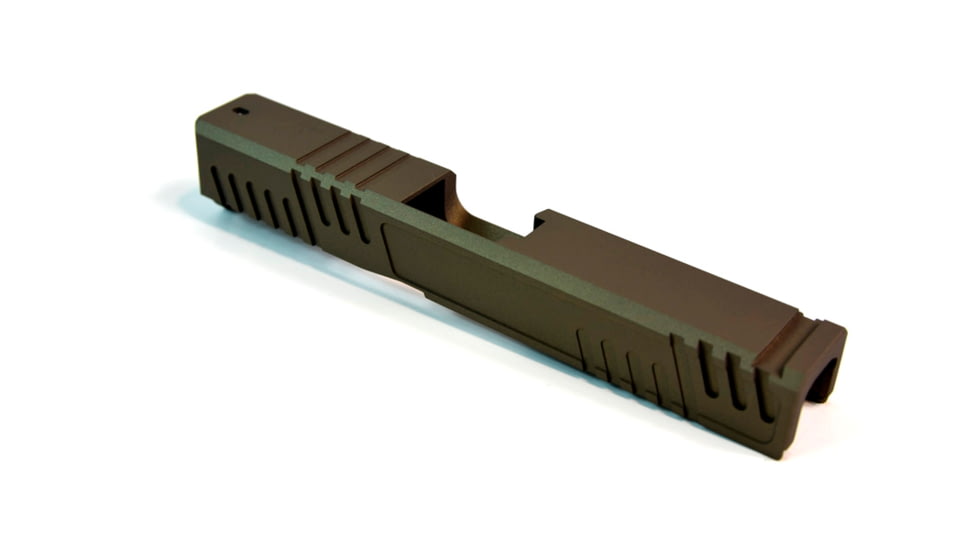Gun Cuts Shift Slide for Glock 19, No Optic Cut, Smoked Bronze, GC-G19-SHF-SBR-NO