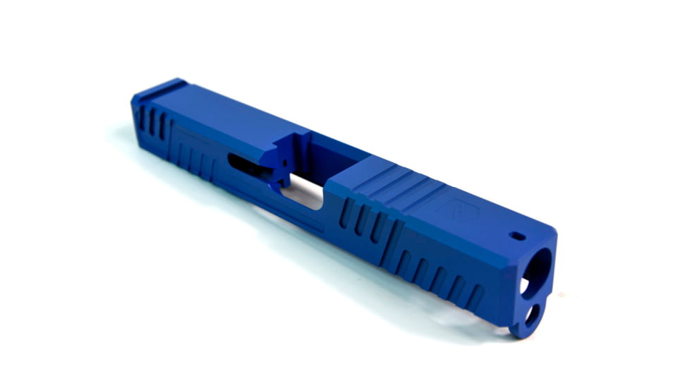 Gun Cuts Shift Slide for Glock 19, Optic Cut, NRA Blue, GC-G19-SHF-NBL-RMR