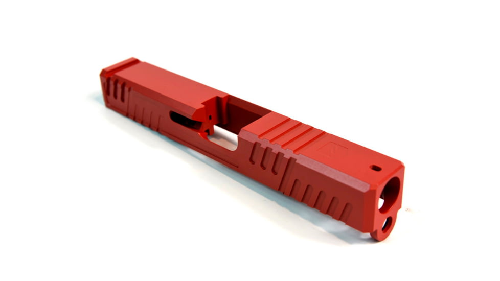 Gun Cuts Shift Slide for Glock 19, Optic Cut, USMC Red, GC-G19-SHF-URE-RMR