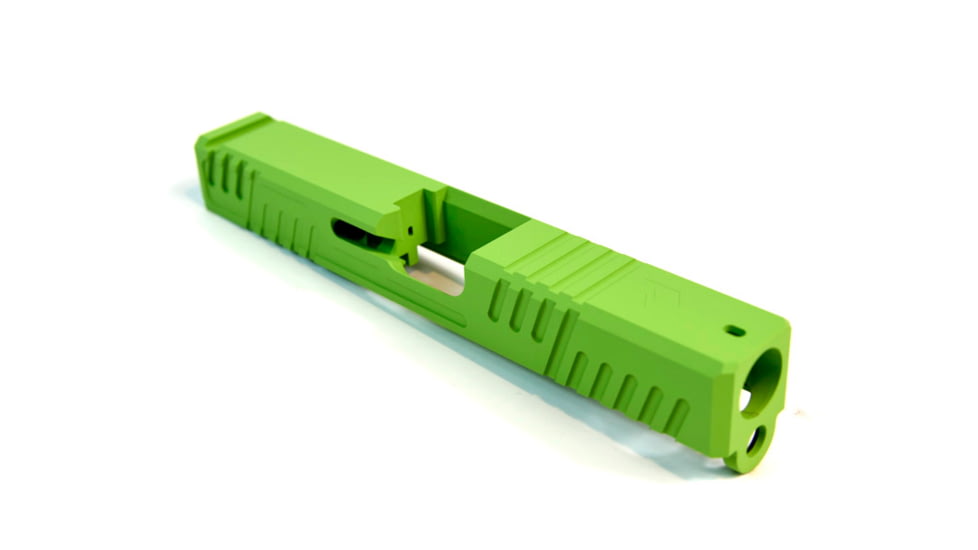 Gun Cuts Shift Slide for Glock 19, Optic Cut, Zombie Green, GC-G19-SHF-ZGR-RMR