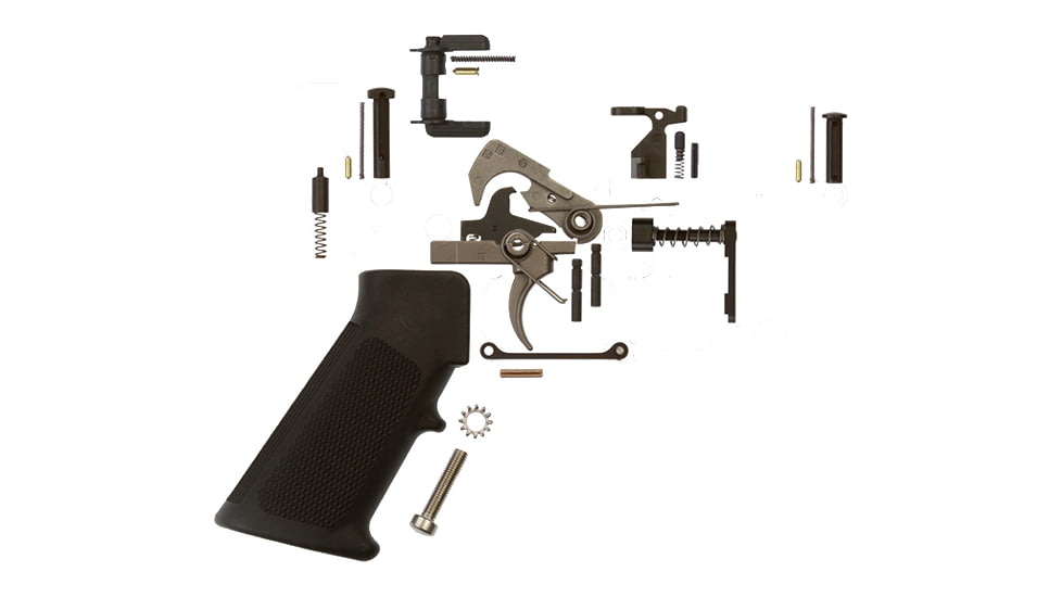Gun Nuts Match Nickel PTFE Lower Parts Kit, Ambidextrous, SI-LPK-AMBI-P3
