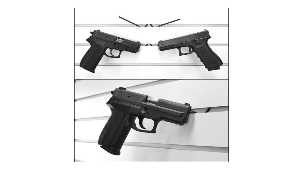 Gun Storage Solutions Gss Slatwall Sniper Left Hand Pull Pistol Display 10-pack