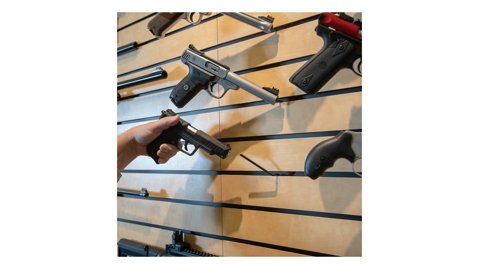 Gun Storage Solutions Gss Slatwall Sniper Left Hand Pull Pistol Display 10-pack