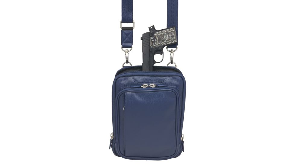 Gun Tote'n Mamas Concealed Carry Raven Shoulder Pouch, Indigo, GTM-99/INDIGO