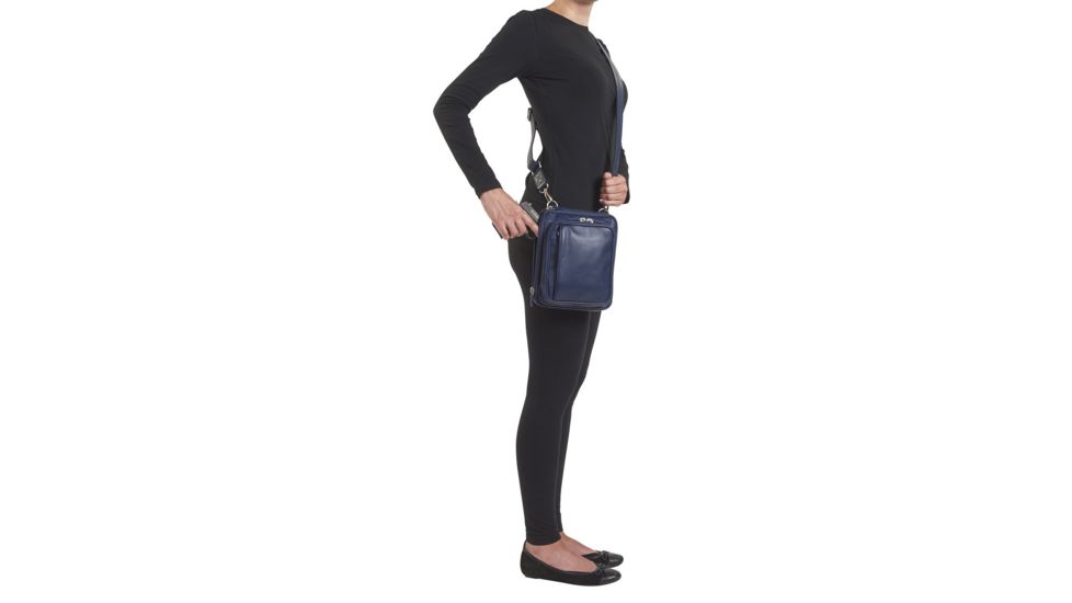 Gun Tote'n Mamas Concealed Carry Raven Shoulder Pouch, Indigo, GTM-99/INDIGO