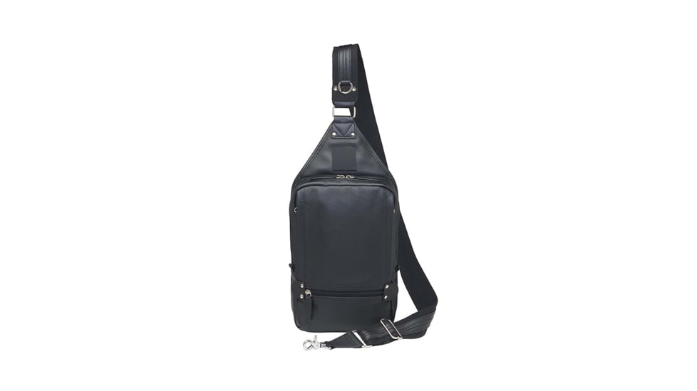 Gun Tote'n Mamas GTM108BK Sling Backpack Leather Black Includes Standar