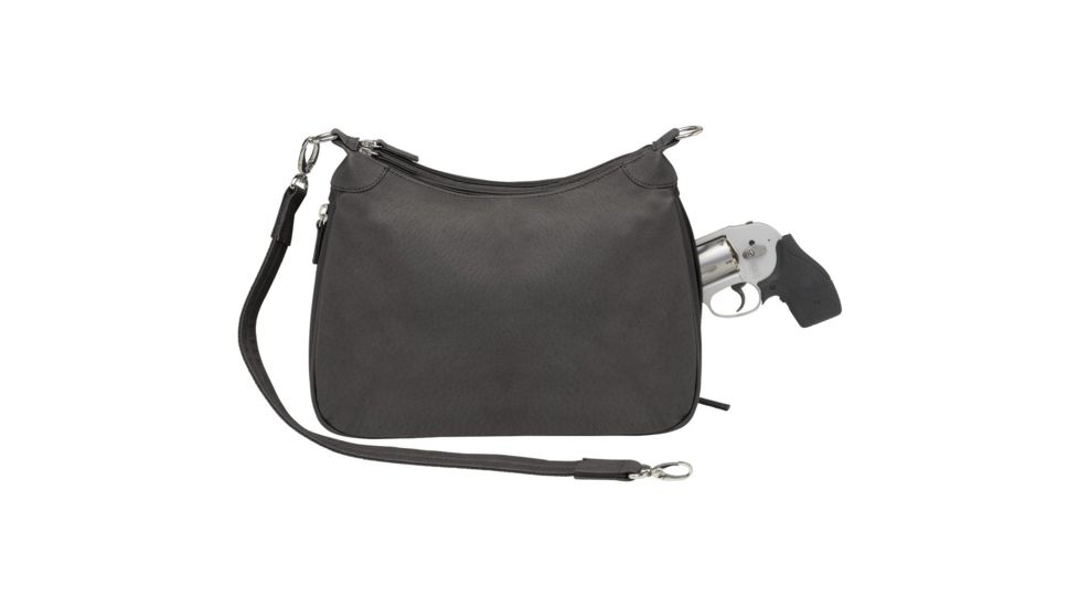 Gun Tote'n Mamas Concealed Carry Hobo Handbag, Black, GMT-70/BK