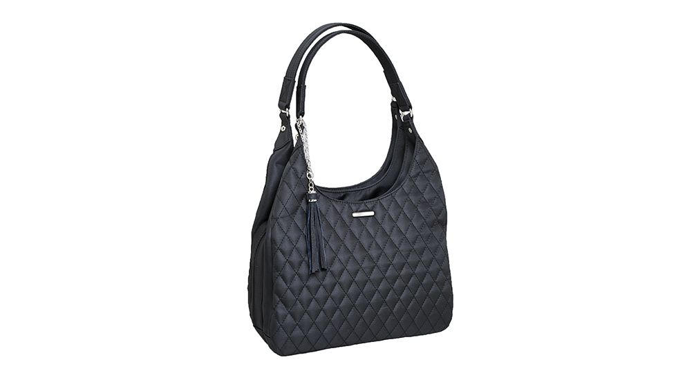 Gun Tote'n Mamas Quilted Microfiber Slouch Bag, Black 290676