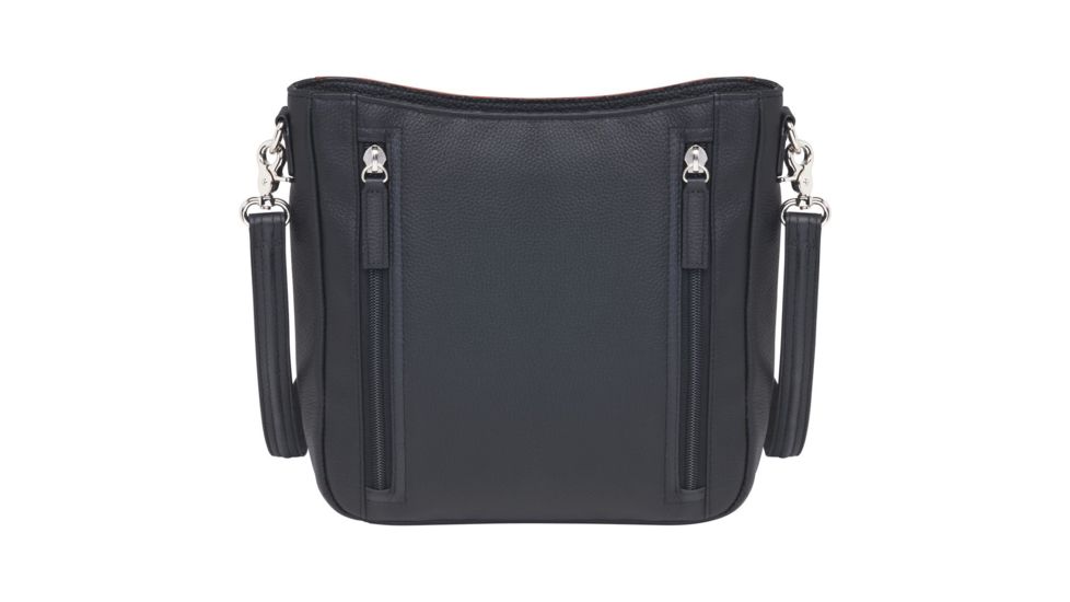 Gun Tote'n Mamas Concealed Carry Slim X-Body, Pebble Grain Cowhide, Cinnamon/Black, GTM-98/CINM