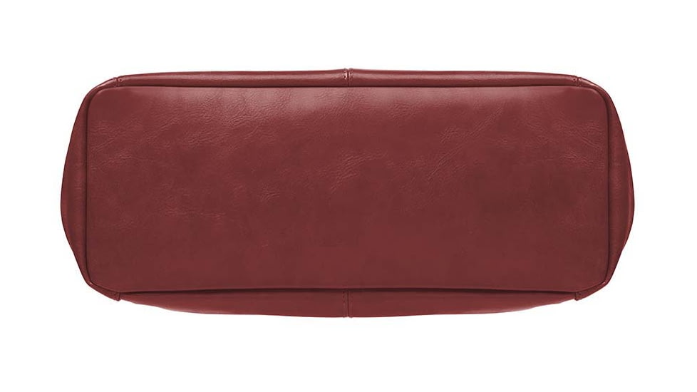 Gun Toten Mamas Oversized Leather RFID Travel Tote - Womens, Cherry, GTM-107/CHERRY