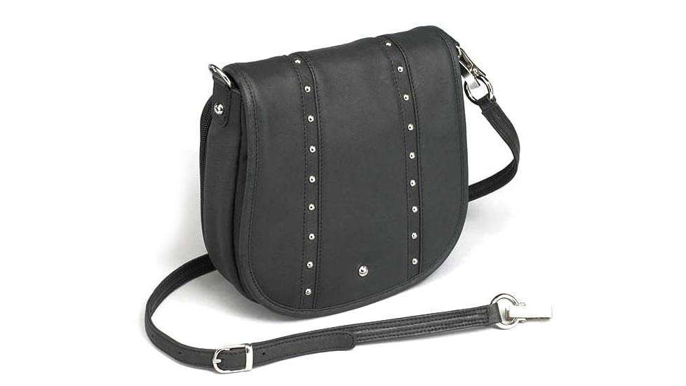 Gun Toten Mamas Simple Bling Purse w/Mernickle Holster, Black GTM-18/BK