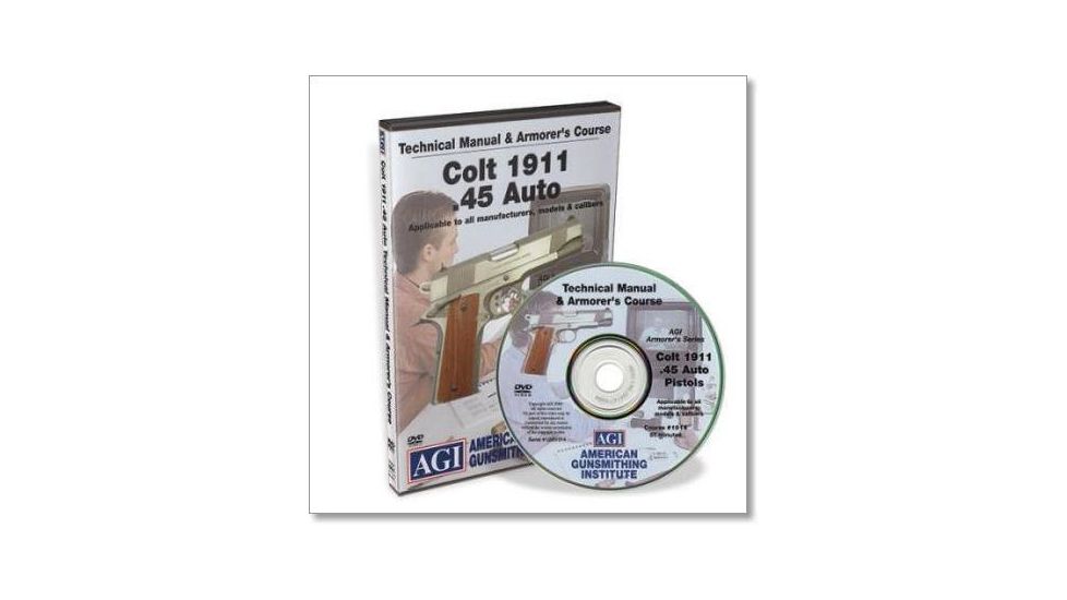 Gun Video DVD - AGI Colt 1911 .45 Auto X0064D