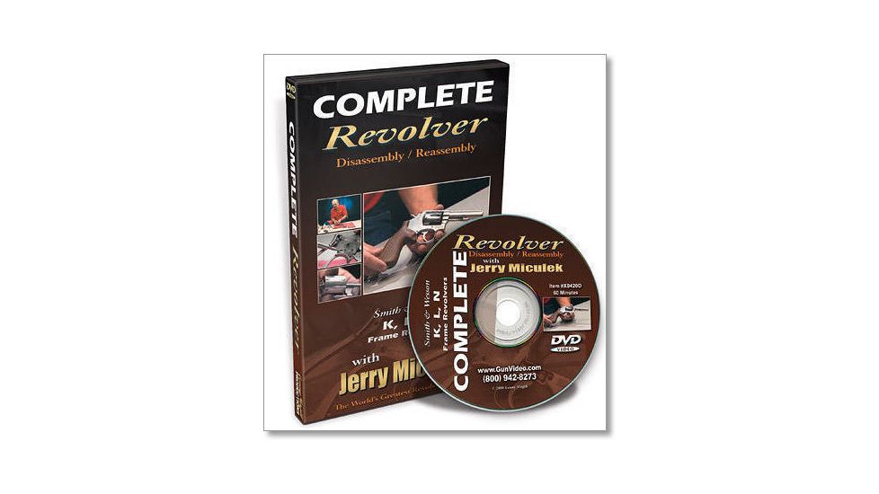 Gun Video DVD - Complete Revolver Disassembly/Reassembly w/ Jerry Miculek X0420D