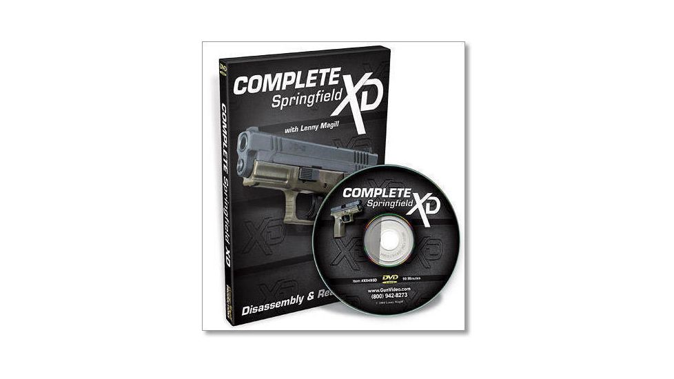 Gun Video DVD - Complete Springfield XD Disassembly/Reassembly X0495D
