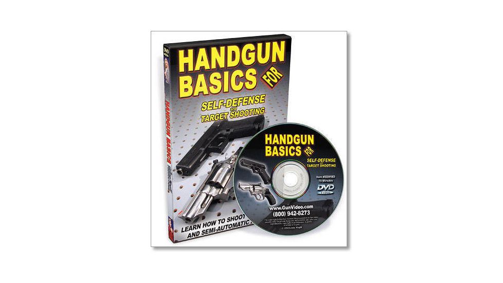 Gun Video DVD - Handgun Basics For Self-Defense SD018D