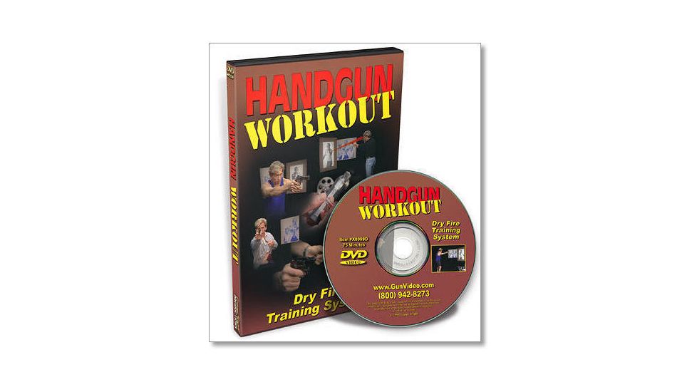 Gun Video DVD - Handgun Workout - Dry Fire Practice System X0099D