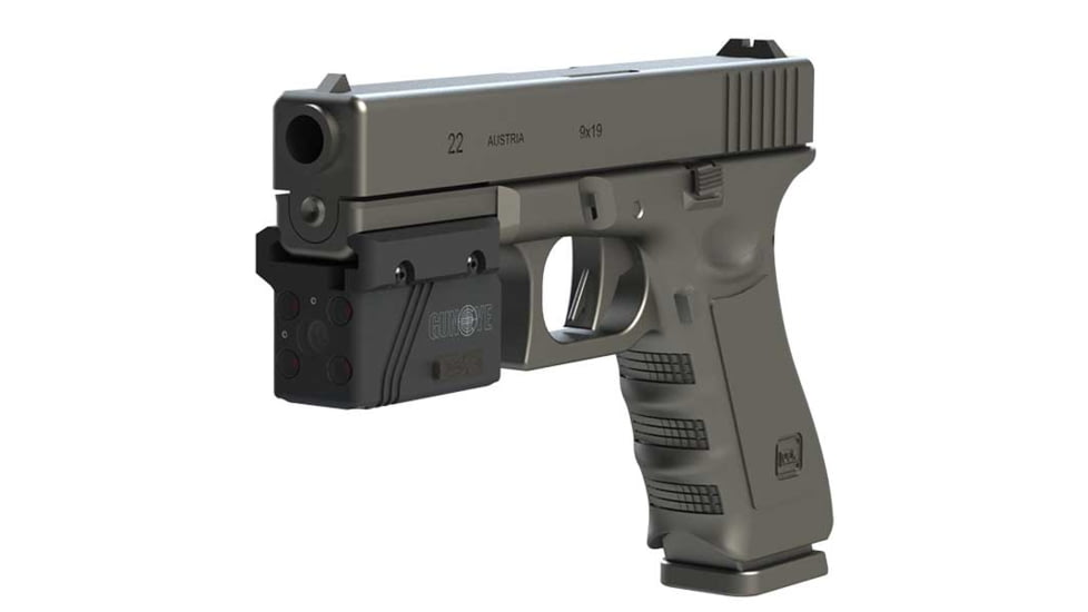 GunEye 360IR Smart HD Weapon Mounted Gun Camera, Black, 2.5in, HD360IR