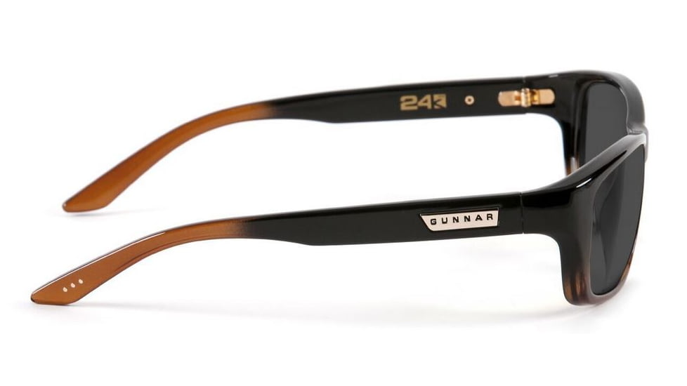 Gunnar Optiks Crossover Micron 24K Sunglasses, Dark Ale Frame, Grey Lens, MIC-07007