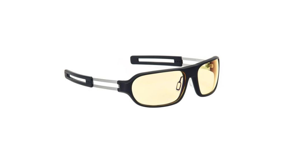 Gunnar Optiks Gaming Trooper Sunglasses, Onyx Frame, Amber Lens, TRO-00101