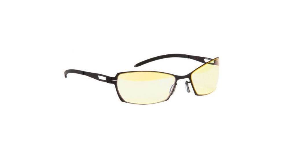 Gunnar Optiks Office Sync Sunglasses, Onyx Frame, Amber Lens, SYN-00101