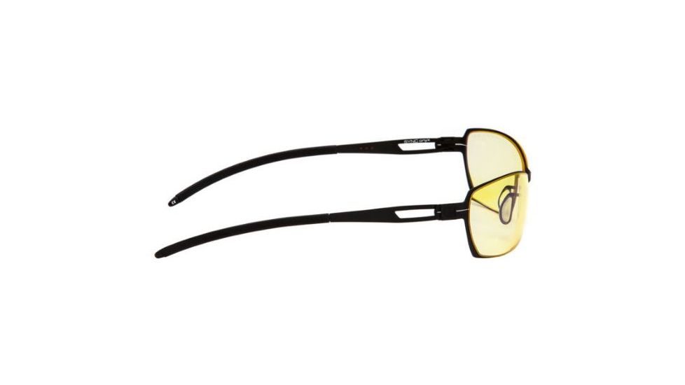 Gunnar Optiks Office Sync Sunglasses, Onyx Frame, Amber Lens, SYN-00101