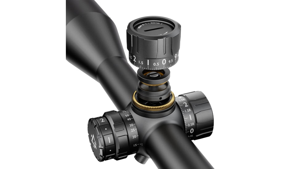 GUNNR Heimdall 6-24x50mm 30mm Tube Rifle Scope, Second Focal Plane, 1/8 MOA Reticle, Black, FFP-0624-50