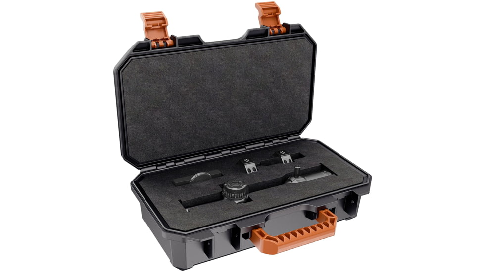 GUNNR Odin 1-6x28mm 34mm Tube FFP LPVO Rifle Scope with Mount and Case, Black, GUNBOXS16