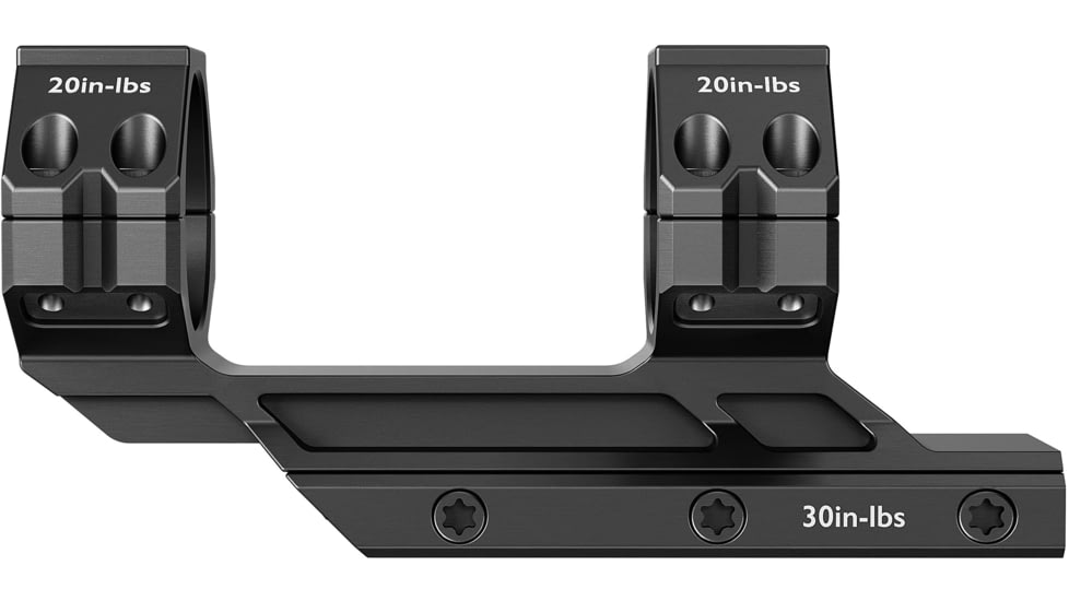 GUNNR Odin 1-6x28mm 34mm Tube FFP LPVO Rifle Scope with Mount and Case, Black, GUNBOXS16