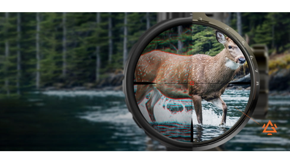 GUNNR Odin 1-6x28mm 34mm Tube FFP LPVO Rifle Scope with Mount and Case, Black, GUNBOXS16