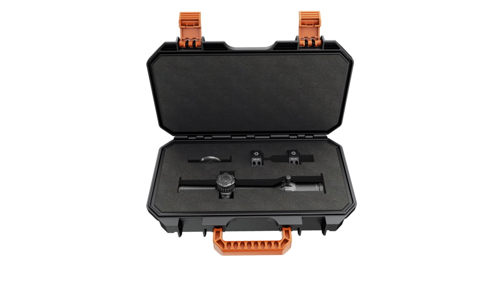 GUNNR Odin 1-6x28mm 34mm Tube FFP LPVO Rifle Scope with Mount and Case, Black, GUNBOXS16