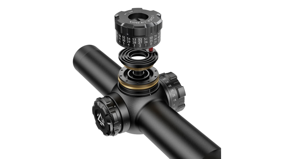 GUNNR Odin 1-8x28mm 30mm Tube FFP Rilfe Scope, Black, FFP182424