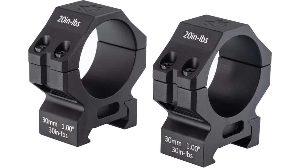 GUNNR Sleipnir 30mm 1 inch scope Rings, Black, MON-FT01-30
